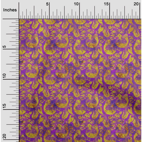 oneOone Cotton Cambric Purple Fabric Batik Sewing Fabric By The Yard Printed Diy Clothing Sewing Supplies 42 Inch Wide