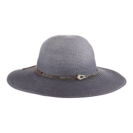 Women's Tommy Bahama TBWL98OS Round Crown Straw Hat Navy One Size (21)