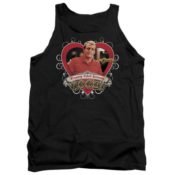 Cheers Woody Adult Tank Top Black