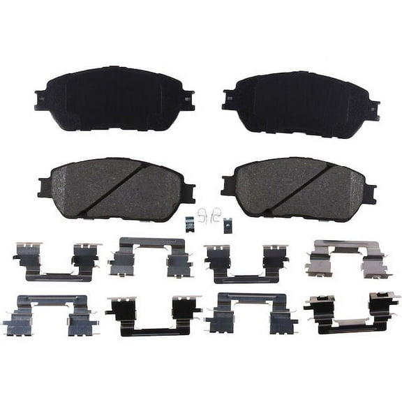 Front Brake Pad Set - Compatible with 2005 - 2011 Toyota Tacoma 2006 2007 2008 2009 2010