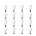 thumbnail image 1 of Philips LED Frosted Flicker-Free A19, Non-Dimmable, EyeComfort Technology, 450 Lumen, Soft White Light (2700K), 6.5W=40W, E26 Base, Pack of 16, 1 of 6