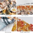 thumbnail image 6 of Fall Gnome Shower Curtain Hello Fall Pumpkin Maple Leaves Buffalo Check Plaid Shower Curtain for Bathroom Autumn Harvest Thanksgiving Sunflower Home Bathtub Decor Waterproof Fabric 72x72 Inch, 6 of 6