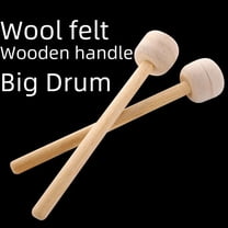 Big Drum stick big Army drum hammer drumstick drum stick solid wood wooden handle length 32CM big Army drum drumstick