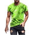 thumbnail image 2 of WAENQINLA Summer Shirts for Men Muscle Fit Short Sleeve Crewneck Shirts Stylish Print Graphic Tee Shirts Casual Pullover, 2 of 5