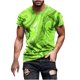 thumbnail image 1 of Camisas de Manga Larga para Hombres Blusa de Cuello Redondo de Impresión Cómoda, Camisa Casual de Poliéster para Uso Diario, de Fiesta Y de Primavera de Verano, 1 of 5