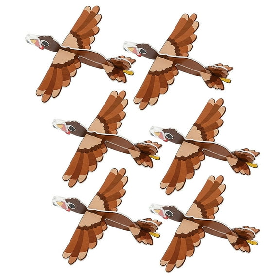 Foam Turkey Gliders Bulk 48 Pc