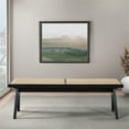 thumbnail image 5 of Montego Mid Century Modern Dining Bench in Camel Natural Rattan, 5 of 5