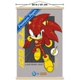 thumbnail image 3 of DC X Sonic The Hedgehog - Sonic Lightning Fast Wall Poster with Magnetic Frame, 22.375" x 34", 3 of 5