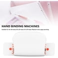 thumbnail image 5 of ABCISI Binding Machines, Mini Manual Multipurpose 6 Holes Cinch Book Binding Machine, Coil Binding Machine for Home Office(White), 5 of 19