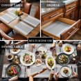 thumbnail image 2 of Grey Stripes Farmhouse Style Placemats Set of 6,Wipeable Washable Table Mats for Dining Tables, Modern Minimalist Art Place Mats for Kitchen Event Party Tabletop Decor, 2 of 9