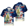 thumbnail image 3 of Merry Christmas and Happy New Year Santa Bichon Frise Holiday Xmas Winter 2025 Hawaiian Shirt Breathable Summer Unisex Merch Bichons Dog Lovers Gifts Idea - 00024, 3 of 6