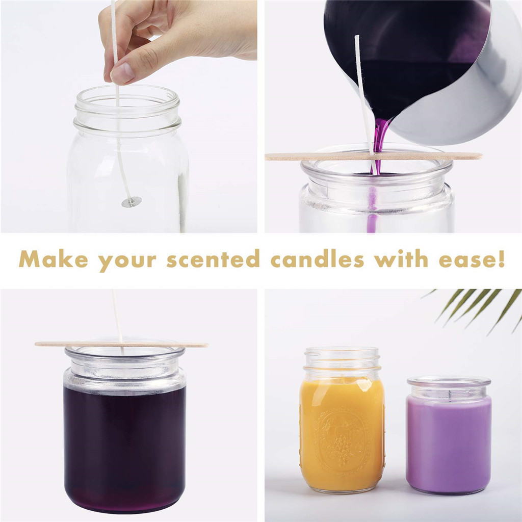 lanema Candle Making Kit Melting Pot,Candle Tins Double Boiler Hand Craft Tools for Beginners, Children and Adults Starter