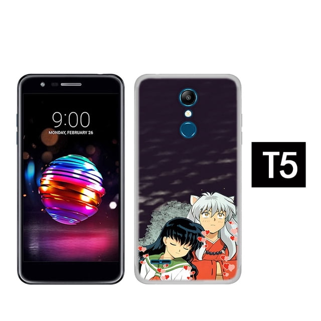 LG G3S D690 Lite Stylo 6 K30 V60 Terciopelo G8 K51 V40 Funda Blanda 44TP Inuyasha Anime