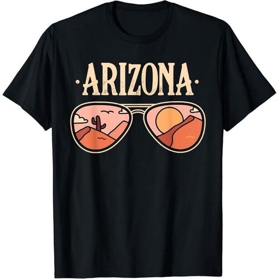 Graphic T-Shirt, Funny Arizona 48th State Souvenir Print, Unisex Cotton Blend