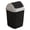 Black - One Size, variant on TEPgvh Square Bathroom Trash Can with Lid, Compact Waste Bin for Small Spaces,Blue,One Size