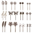 thumbnail image 1 of 24pcs Vintage Hairpin Hair Clip Headwear Hair Accessories (Mixed Pattern), 1 of 9