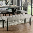 thumbnail image 3 of William's Home Furnishing Antique Black/Gray Alfred Bench, 3 of 3