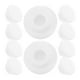 thumbnail image 5 of 10 tapas redondas para desagüe de lavabo y bañera, de plástico blanco, 5 of 8