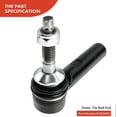 thumbnail image 3 of A-Premium Set of 4, Front Inner & Outer Tie Rod End Kit, Compatible with Ford Expedition 2003-2006, Lincoln Navigator 2003-2006, Replace # ES3695 EV456, 3 of 8