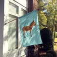 thumbnail image 2 of Cotentin Donkey Blue Check Flag Canvas House Size, 2 of 4