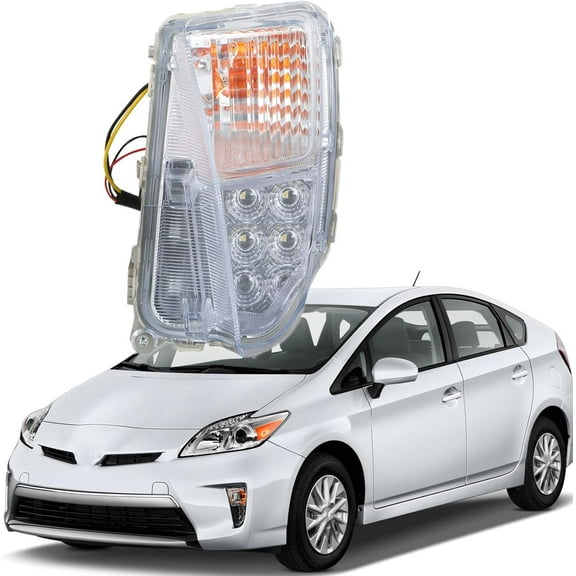 SHZAITOR 1Pc Fog Light Left Side DRL Replacement for 2012-2015 Prius