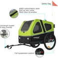 DOGGYHUT® SLine XL Pet Bike Trailer & Stroller for Dogs Up to 100 lbs