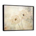 thumbnail image 2 of Designart "Dandelion In Subdued Tones" Dandelion Floater Framed Wall Art Prints, 2 of 5