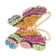 thumbnail image 5 of Broche De Mariposa, Regalo De Decoración Broche De Mariposa Con Diamantes De Imitación Exquisita aleación Encanto De Seguridad Para Bodas Para Niñas, 5 of 7