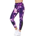 thumbnail image 2 of BSP Women's High Waist 7/8 Marble Legging With Pockets & Mesh Panel, 2 of 4