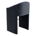 thumbnail image 5 of Emas Barstool Midnight Gray Barstool, Modern Style, Soft and smooth velvet fabric, Plywood, Indoor Bar, 5 of 5