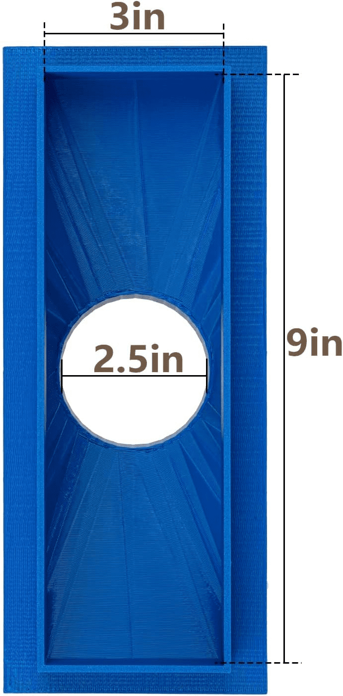 Duct Cleaner Attachment for Shop Vac, for HVAC Cleaning Tool Fits Air Vent Supply Nozzle with Strong Seal (Blue)