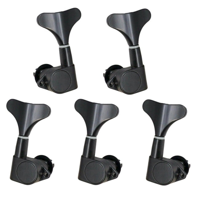 kurtrusly String Tuning Peg Tuner Scellé Tête de Machine Bouton Accs String pour Partie Basse Noir 2L3R