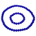 thumbnail image 1 of Conjunto de Collar y Pulsera de Béisbol Uxcell, Collar de Béisbol de 18" y Pulsera de 7.5" Colección Glitter Ice Inspirada en Rhinestone para Regalos de Jugadores Hombres Mujeres (Azul, Paquete de 2), 1 of 6