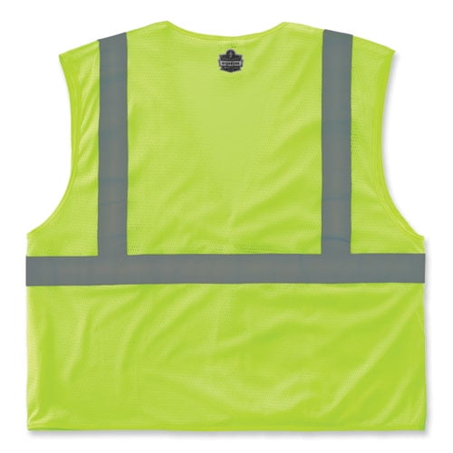 Ergodyne GloWear Mesh Hi-Vis Safety Vest, Extra-Small, Lime