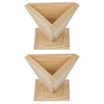 thumbnail image 2 of 2 moldes de madera para bolas de arroz, moldes zongzi y moldes para arroz con leche (color madera), 2 of 5