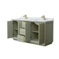 thumbnail image 5 of Wyndham Collection WCF414166DGZCMUNSMXX Strada 66" Free Standing Double Basin Vanity Set -, 5 of 7