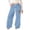 Pants 74# Light Blue, variant on WAYUTE Girls Baggy Sweatpants Lightweight Straight Leg Sports Athletic Pants with Pockets Loose Comfort Stretch Outdoor Sweat Pants