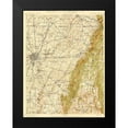 thumbnail image 2 of USGS 12x14 Black Modern Framed Museum Art Print Titled - Hagerstown Maryland Quad - USGS 1910, 2 of 5