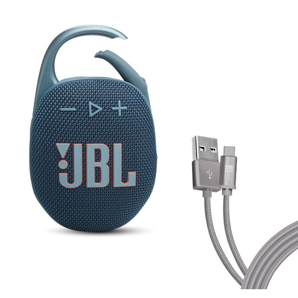 Paquete de altavoces Bluetooth JBL Clip 5 con Case Logic tipo C de 6 pies