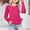 Hot Pink, variant on Cute Shirts for Teens Girls Trendy Round Neck Tee Long Sleeve Blouses Girls Size 8 Solid Color Tops Top for Girls 9-10