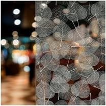 BDF 4WHLV White Leaves Decorative Window Film 36in X 7ft