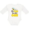 thumbnail image 3 of Inktastic It's Fun Bee-ing One Cute Bee First Birthday Boys or Girls Long Sleeve Baby Bodysuit, 3 of 5