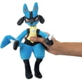 thumbnail image 4 of Pokemon 12" Large Lucario Plush - Officially Licensed - Generation IV Figure - Soft Stuffed Animal Toy - Gift for Kids, Boys, Girls - 2+, 4 of 4