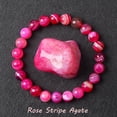 thumbnail image 1 of Original Pink Rose Powder Crystal Quartz Bracelets for Women Natural Stone Stretch Bracelets Homme Purify Soul Jewelry Pulsera, 1 of 5