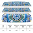 thumbnail image 2 of HAHDAXIA Bohemia Pattern Bedding Solid Comforter Set for All Seasons,3 Pieces(1 Comforter+2 Pillowcases),Soft Microfiber Bedding Set Queen(90"x90"), 2 of 7