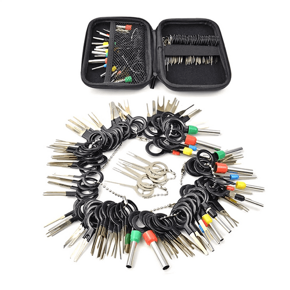 100pcs Puller Tool Kit Wires Pin Extractor Automotive Stylus Tooling Set Car Terminals Removal Auto DisassemblyTooling
