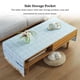 thumbnail image 5 of Mantel de Lino y algodón Bearachild Rectangular Café 70*180 cm Decoración del hogar bordado/azul claro, 5 of 6