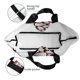 thumbnail image 4 of Fotbe Hand Drawn Pig Bolsa Tote Estética de Lona con Estampado para Mujer - Bolsa Reutilizable de Hombro Casual para Vacaciones, Compras, Trabajo y Gimnasio, 4 of 8