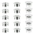 thumbnail image 1 of 15pcs baño fregadero Cubiertas de agujero de baño lavabo lavabo desbordamiento anillo accesorios accesorios, 1 of 5