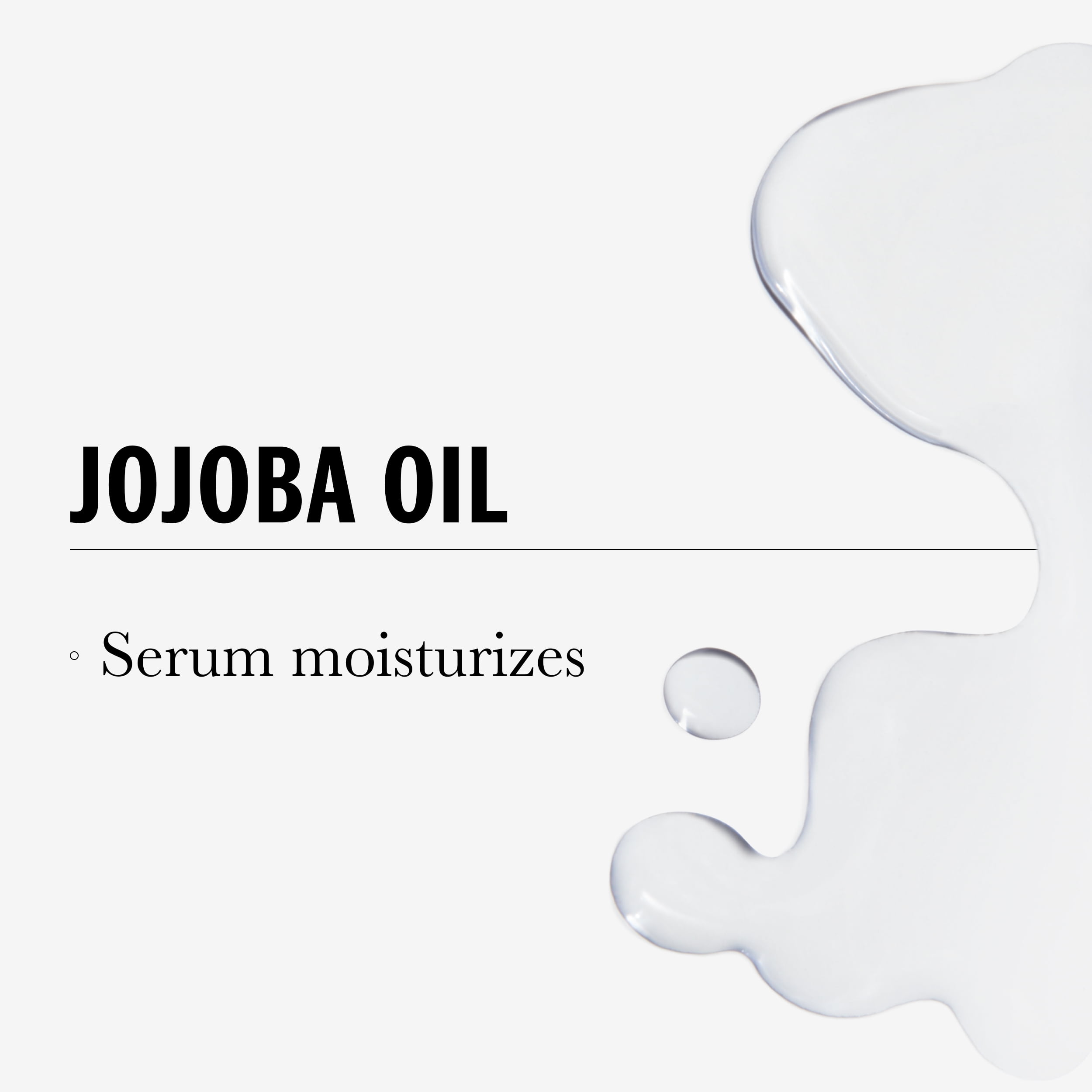 Olay Jojoba Oil Serum, Moisturizing Booster, Fragrance-Free, 1.0 fl oz